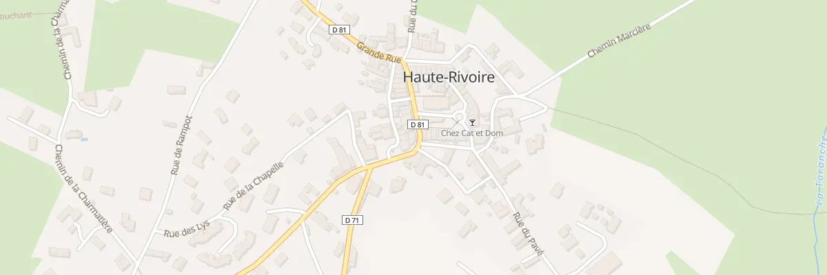 Plan du 5204 Grande Rue à Haute-Rivoire