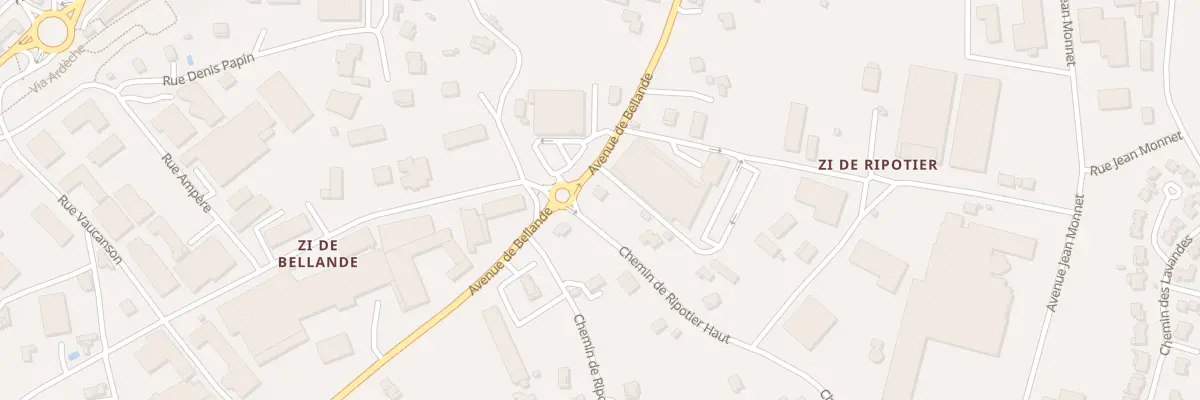 Plan du 47 Av de Bellande à Aubenas