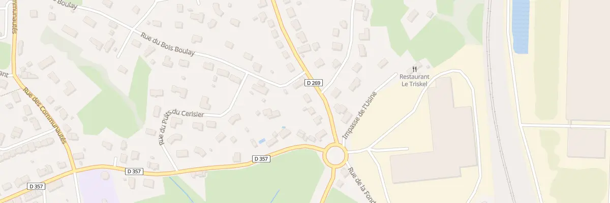 Plan du 7 Rte des Bizots à Blanzy