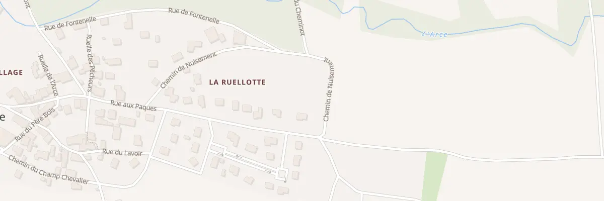 Plan du 9999 Rue du Tilleul à Merrey-sur-Arce