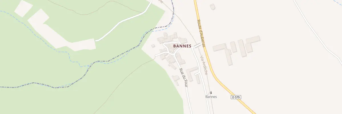 Plan du 5 Rue de la Barre à Vogüé
