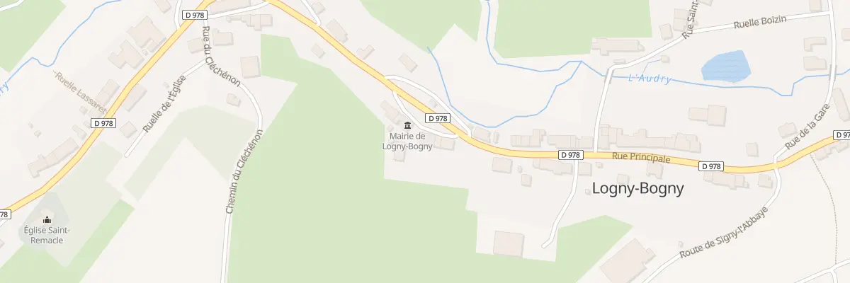 Plan du 5 Rue de la Halle à Logny-Bogny