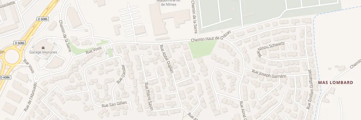 Plan du 105 Rue Marceau Lapierre à Nîmes