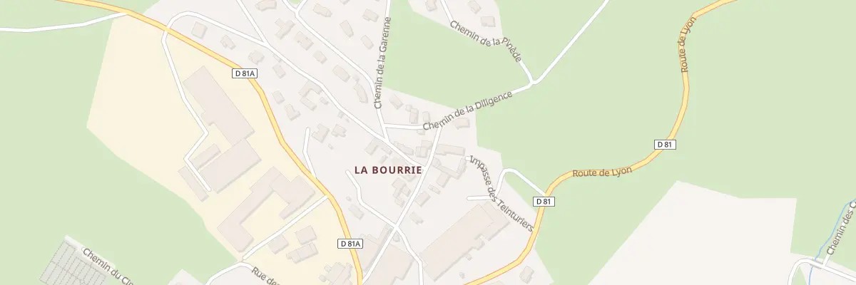 Plan du 1 Pl de la Bourrie à Haute-Rivoire