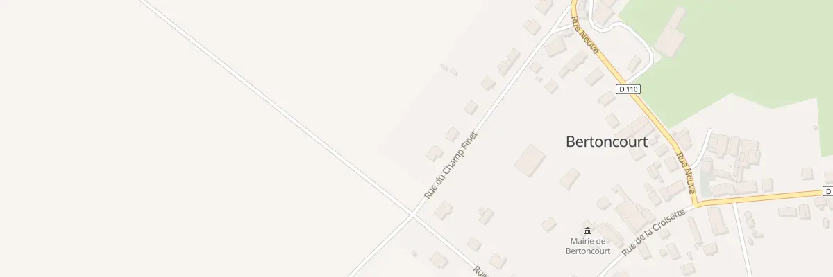 Plan du 18 Rue du Champ Finet à Bertoncourt