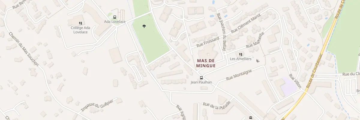 Plan du 1I Rue Charles Montesquieu à Nîmes