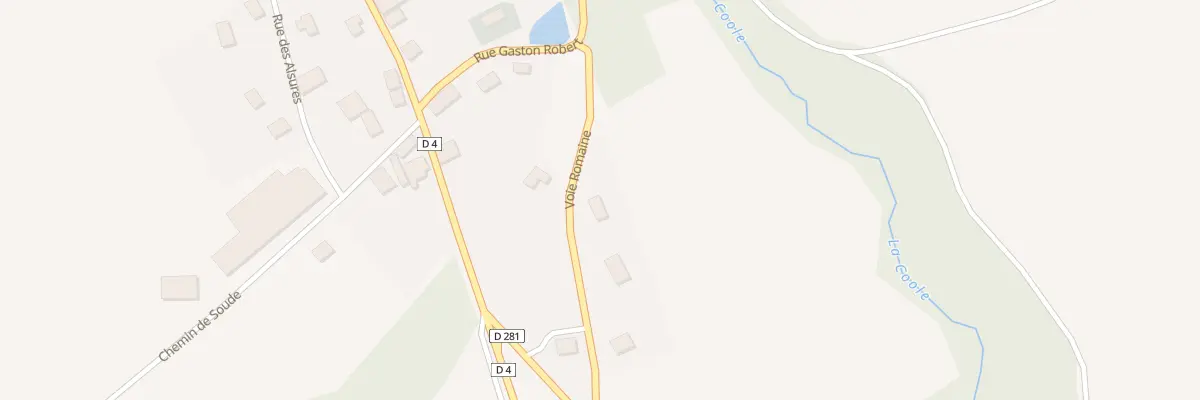Plan du 6 Voie Romaine à Faux-Vésigneul