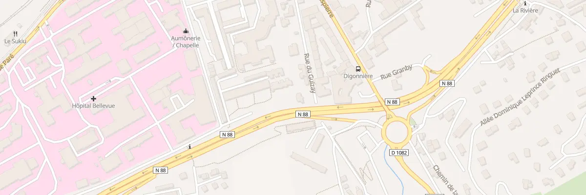 Plan du 20 Rue du Guizay à Saint-Étienne