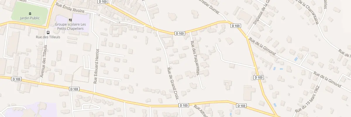 Plan du 7 Rue de Grand Croix à Chazelles-sur-Lyon