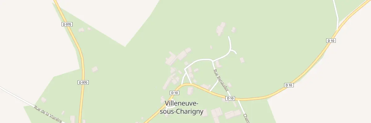Plan du 3 Pl Amont à Villeneuve-sous-Charigny