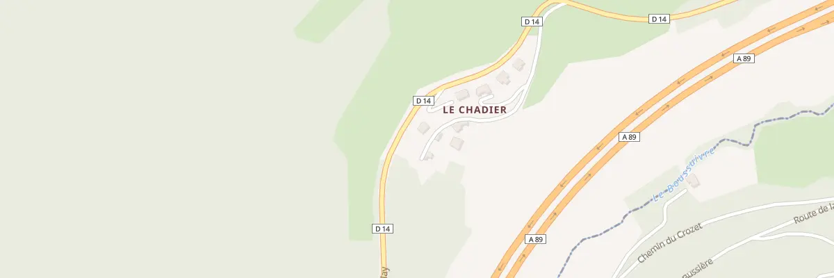 Plan du 5169A Chadier à Joux