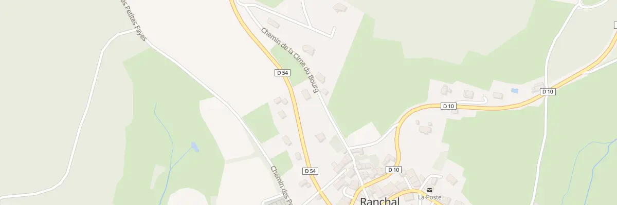 Plan du 200 Rte de Mont Pinay à Ranchal