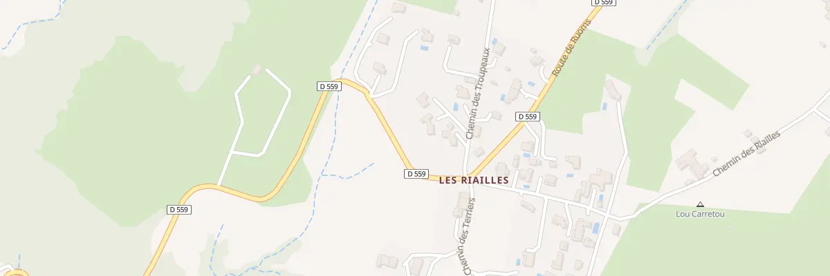 Plan du 57 Che des Troupeaux à Lagorce