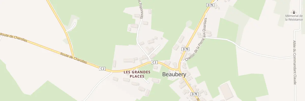 Plan du 5026 Les Poponnots à Beaubery