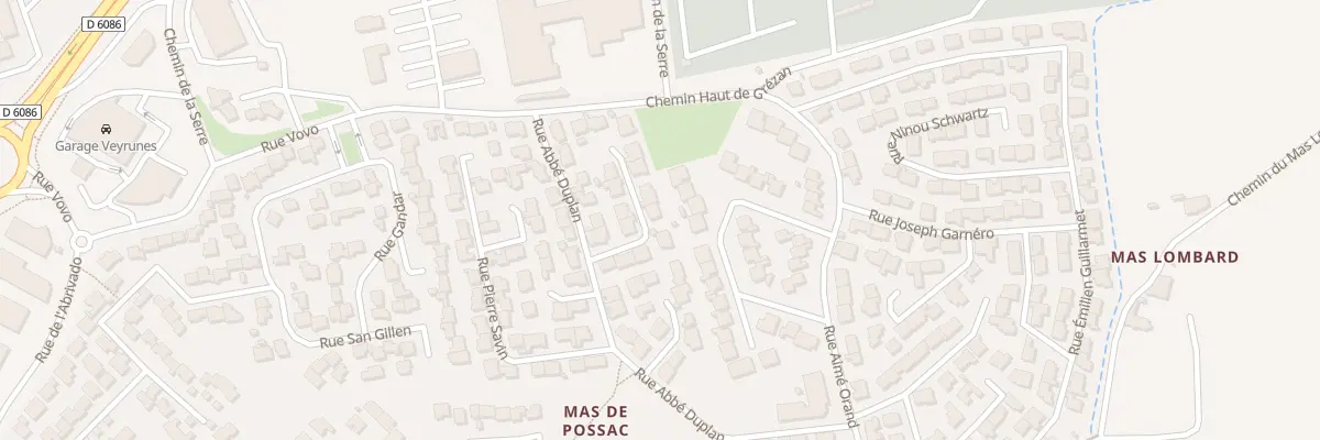 Plan du 62 Rue Marceau Lapierre à Nîmes