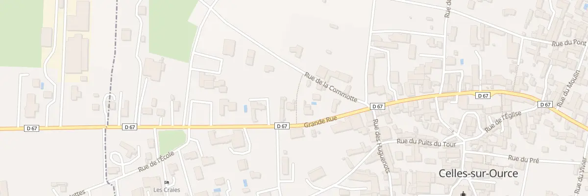 Plan du 78 Gr Grande Rue à Celles-sur-Ource