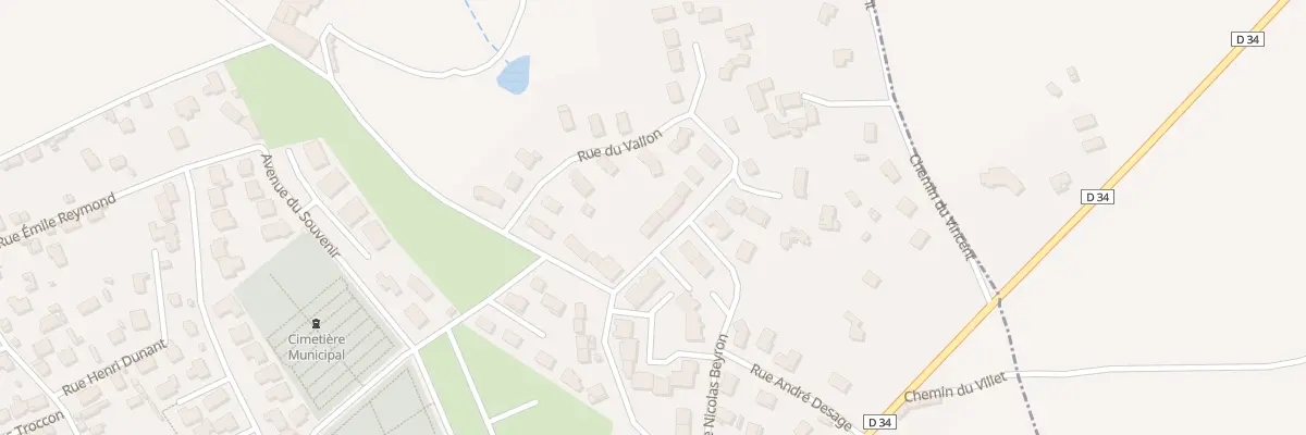Plan du 3 Rue Henri Bourrin à Chazelles-sur-Lyon