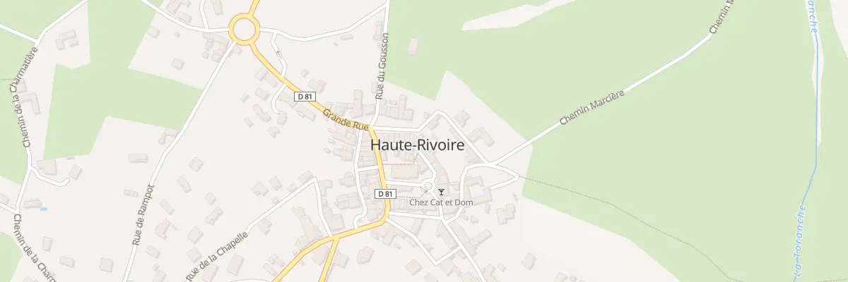 Plan du 5027 Rue Courbe à Haute-Rivoire