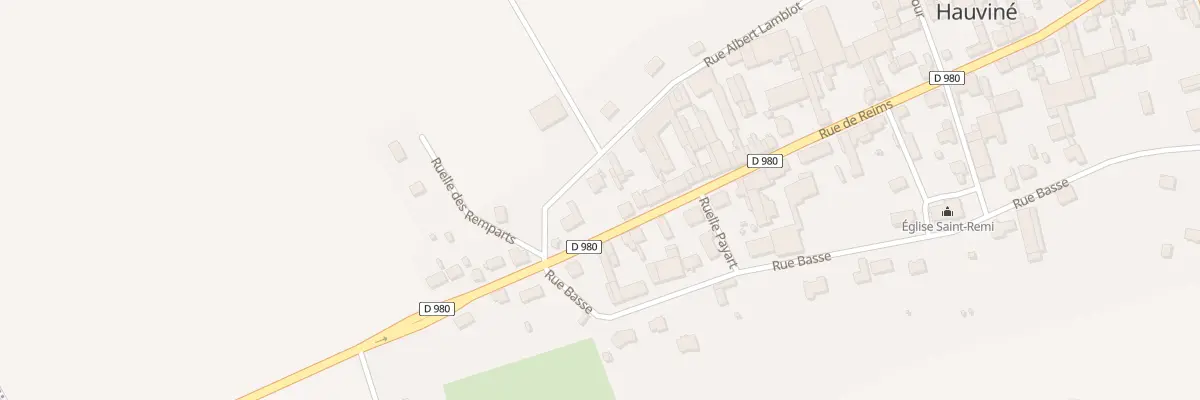 Plan du 30 Rue de Reims à Hauviné
