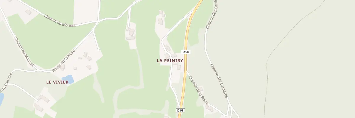 Plan du 5189 La Peiniry à Ronno