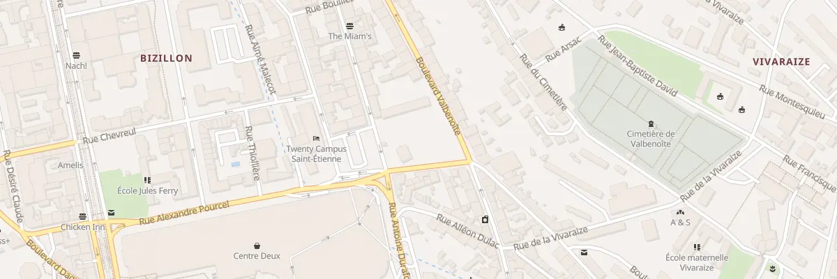 Plan du 159 Rue Antoine Durafour à Saint-Étienne