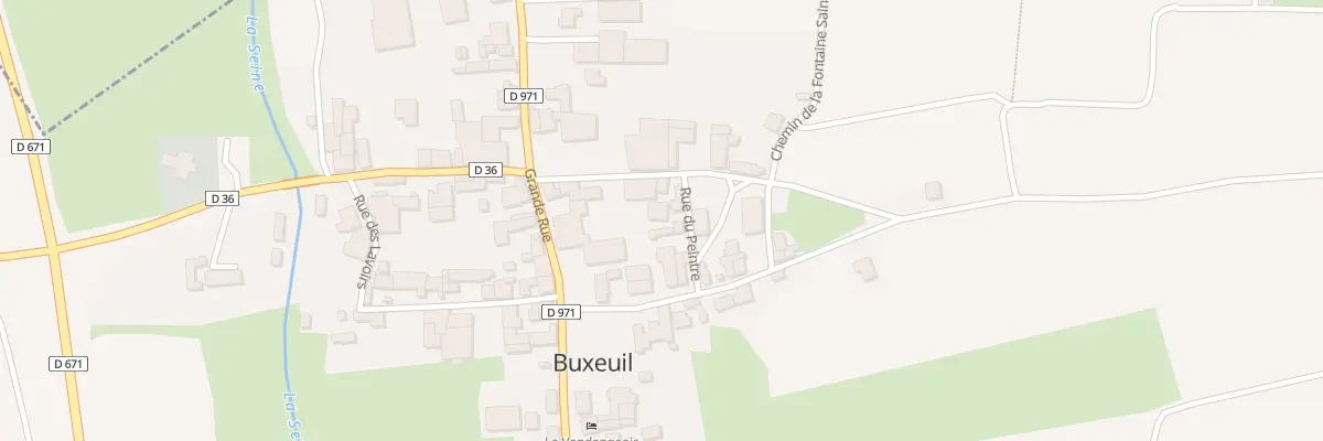 Plan du 4 Rue de la Fontaine Saint Loup à Buxeuil