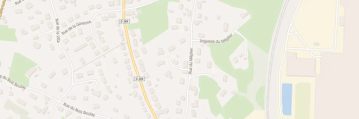 Plan du 225 Rue du Méplier à Blanzy