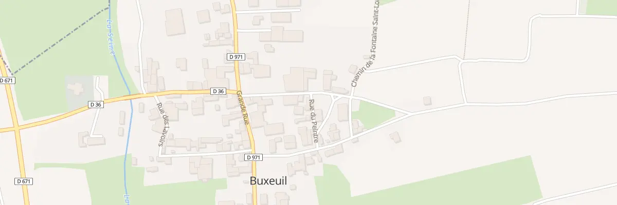 Plan du 6 Rue de la Fontaine Saint Loup à Buxeuil