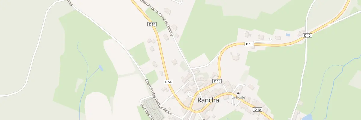 Plan du 135 Che de la Cime du Bourg à Ranchal