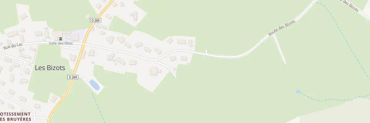 Plan du 270 Rue du Bois Boulay aux Bizots