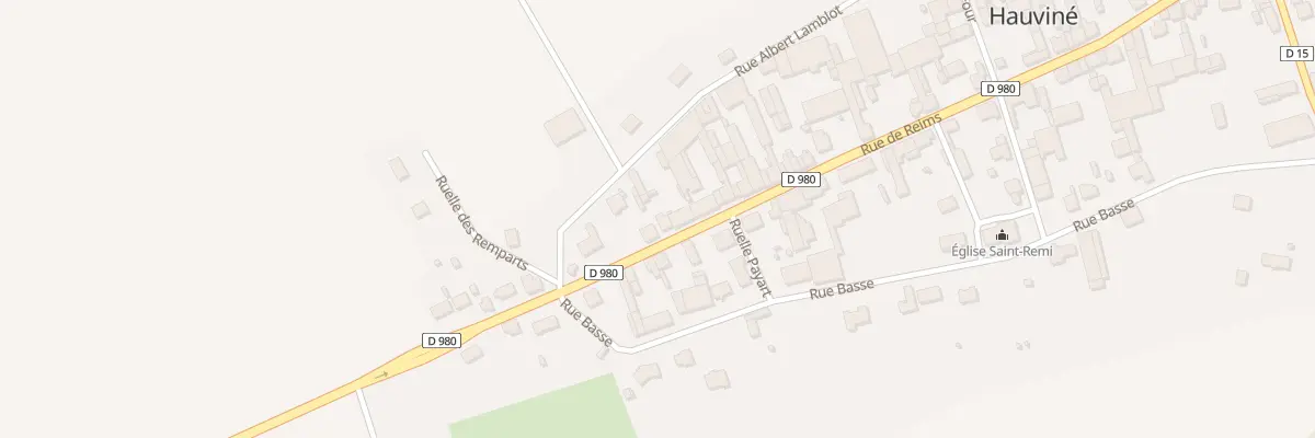 Plan du 26 Rue de Reims à Hauviné