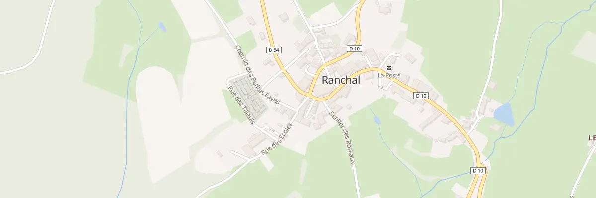 Plan du 2 Rte de Mont Pinay à Ranchal