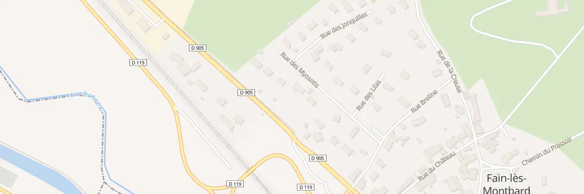 Plan du 6 Rue des Myosotis à Lacour-d’Arcenay