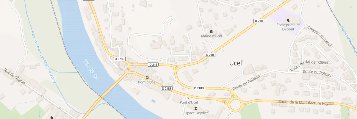 Plan du 5C Rte de Saint Julien à Ucel