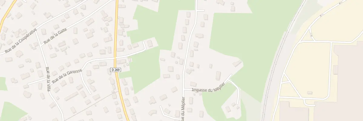 Plan du 347 Rue du Méplier à Blanzy