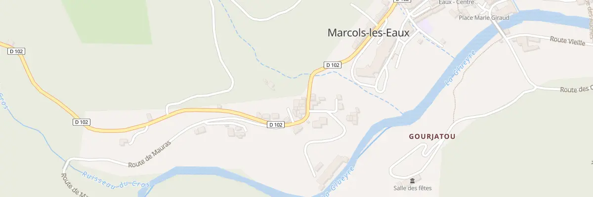 Plan du 5287 La Chaze à Marcols-les-Eaux