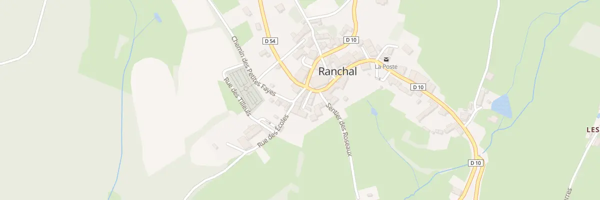 Plan du 20 Imp de la Cure à Ranchal