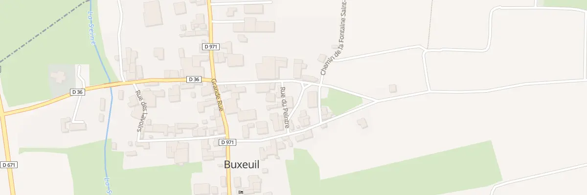 Plan du 1 Rue du Puits à Buxeuil