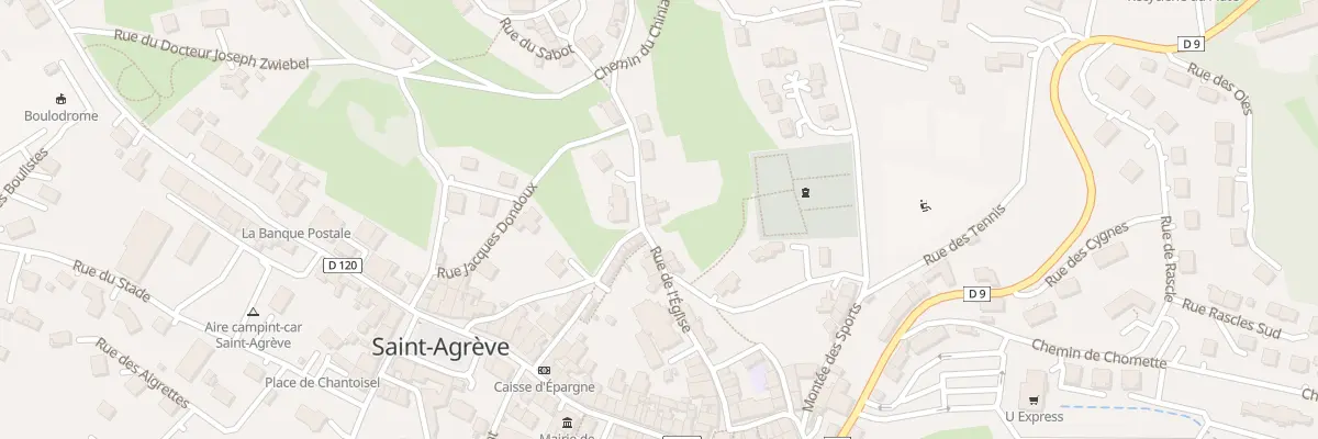 Plan du 190 Rue de l’Église à Saint-Agrève