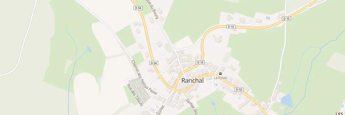 Plan du 87 Rue du Centre à Ranchal