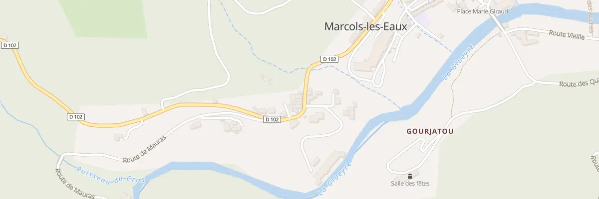 Plan du 5274 La Chaze à Marcols-les-Eaux