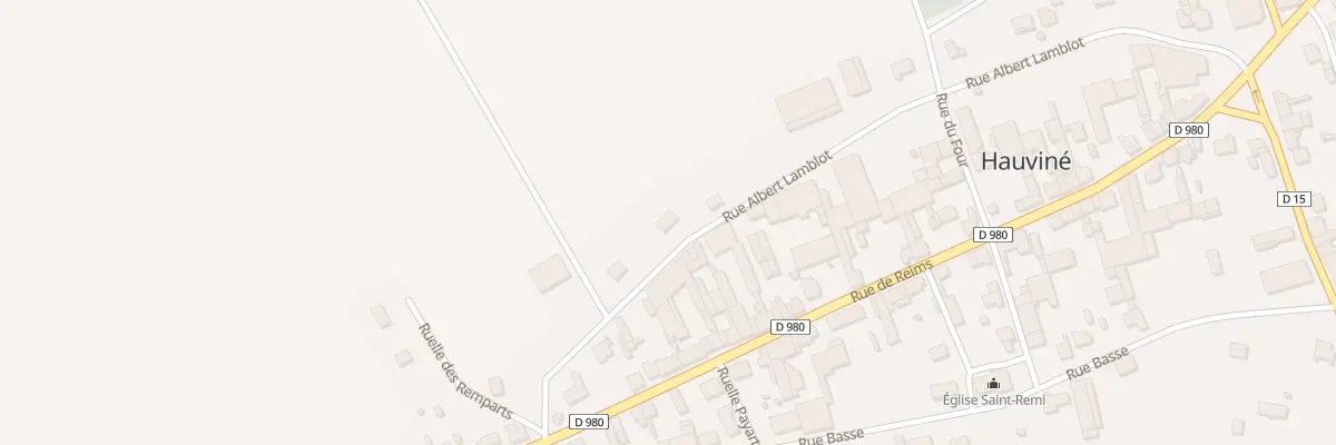 Plan du 18 Rue Albert Lamblot à Hauviné
