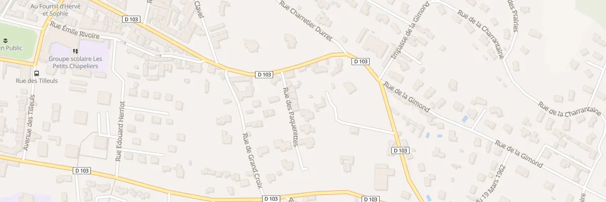 Plan du 5 Rue des Paquerettes à Chazelles-sur-Lyon