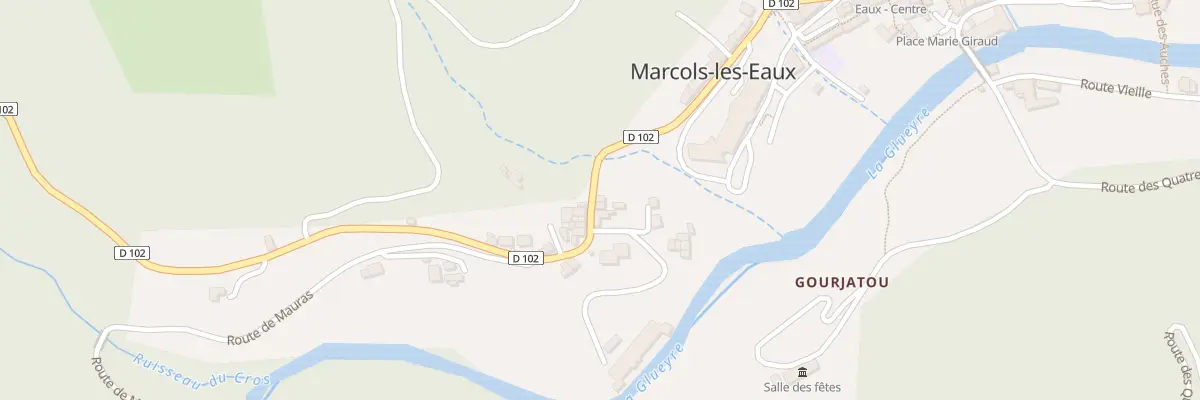 Plan du 5053 La Chaze à Marcols-les-Eaux
