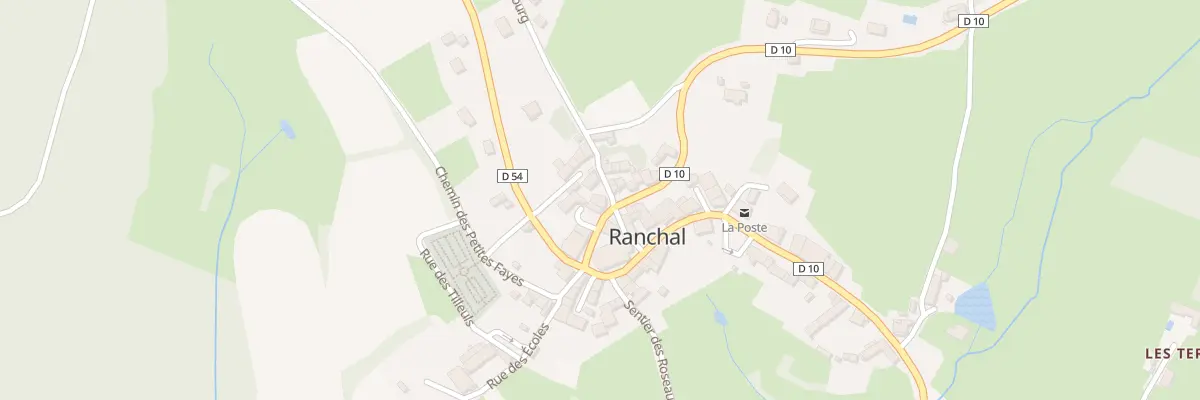 Plan du 45 Rue du Centre à Ranchal