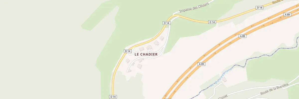 Plan du 5169B Chadier à Joux