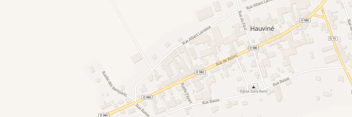 Plan du 27 Rue Albert Lamblot à Hauviné