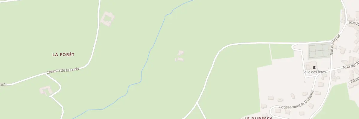 Plan du 5201 La Foret à Villechenève