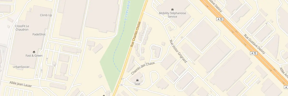 Plan du 16 All Gal de la Porte du Theil à Saint-Étienne