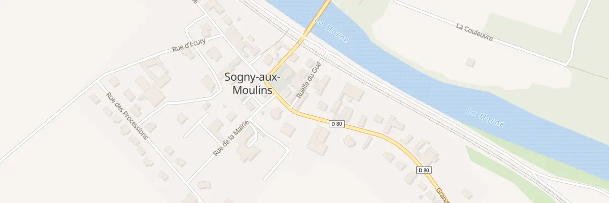 Plan du 15 Gr Grande Rue à Sogny-aux-Moulins